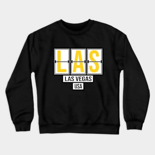 LAS - Las Vegas Airport Code Souvenir or Gift Shirt Crewneck Sweatshirt